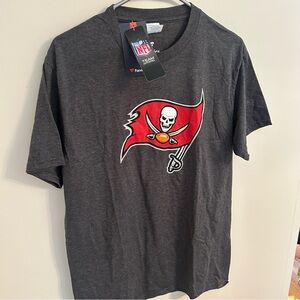 Tampa Bay Buccaneers NWT NFL‎ Team Apparel Fanatics Gray T Shirt Size Medium